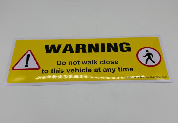 Do not walk closer Sticker - Image 2