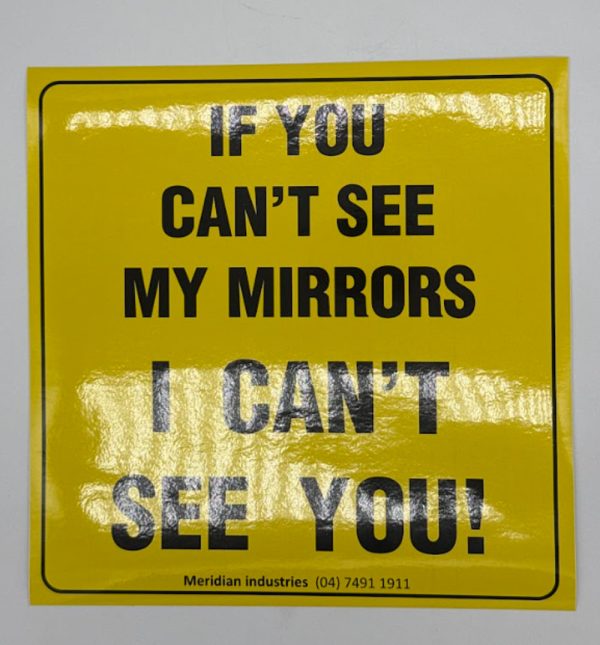 If you cant see my miorror i cant see you stickert