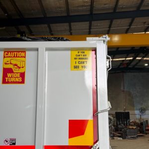 Wide turn sticker